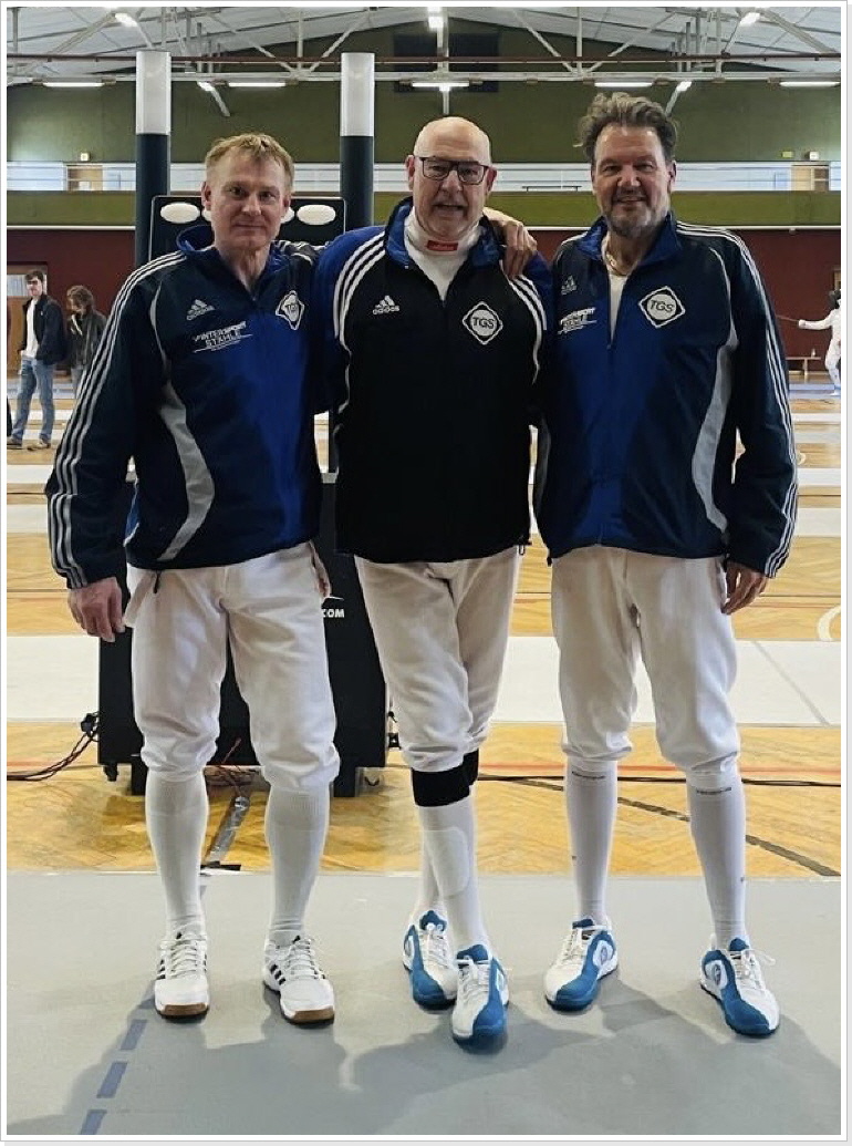 Bild v.l. Gerd Burkart, Klaus Löschel u. Michael Buchholz